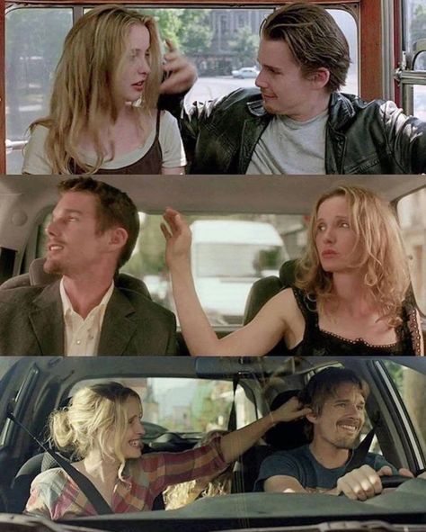 before sunrise, sunset, & midnight Before Sunset Movie, Before Sunrise Trilogy, Before Sunrise Movie, Before Trilogy, Septième Art, Movie Shots, Jodie Foster, Film Inspiration, Before Midnight