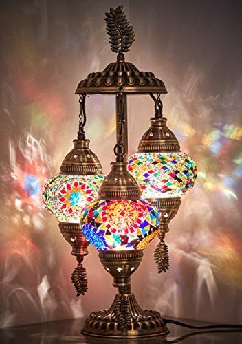 Lights In Bedroom, Bedside Lights Lamps, Bohemian Table, Moroccan Mosaic, Table Bedside, Cat Bed Furniture, Vintage Halloween Decorations, Christmas Tree Stand, Solar String Lights