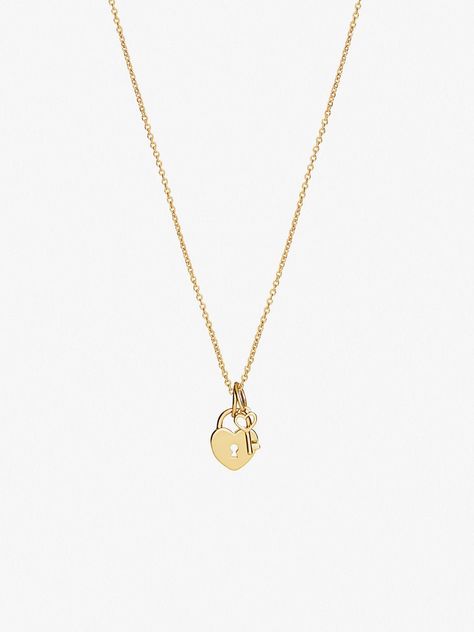 Heart Lock Necklace, Capsule Wardrobe Jewelry, Gold Locket Necklace, Formal Jewelry, Heart Lock, Lock Necklace, Gold Locket, Solid Gold Earrings, Classy Jewelry