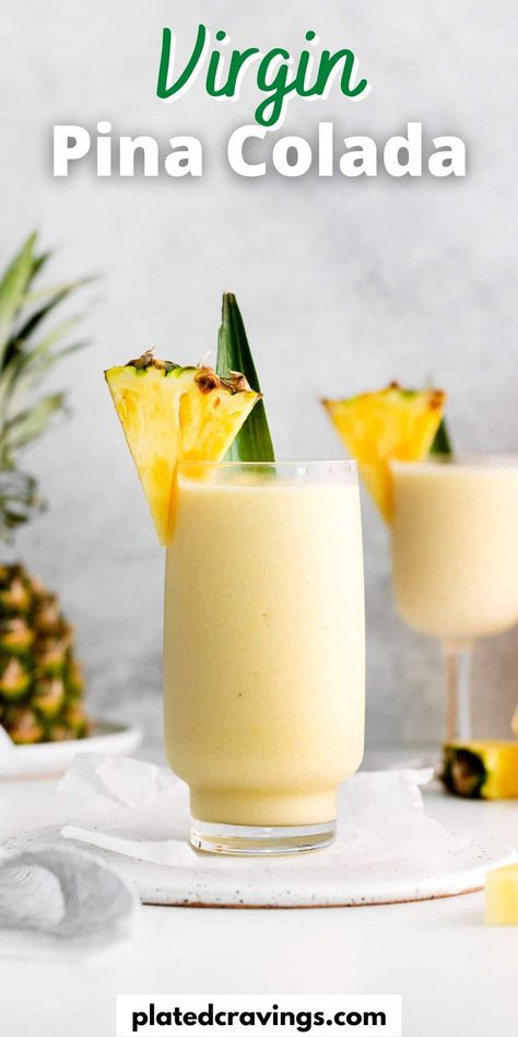 Coconut Non Alcoholic Drinks, Pina Colada Recipe Non Alcoholic Coconut Milk, Drinks With Pineapple Juice Non Alcoholic, Drink In A Pineapple, Nonalcoholic Pina Colada Recipe, Easy Virgin Pina Colada Recipe, Pino Colada Recipe, Homemade Pina Colada Recipe Virgin, Pineapple Coconut Milk Drink