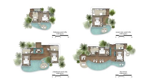 Wood Resort Design, Resort Room Floor Plan, Villa Resort Design Plan, Resort Room Layout, Resort Room Plan, Bungalow Resort Design, Resort Villa Plan, Resort Room Design, Resort Cottages Design