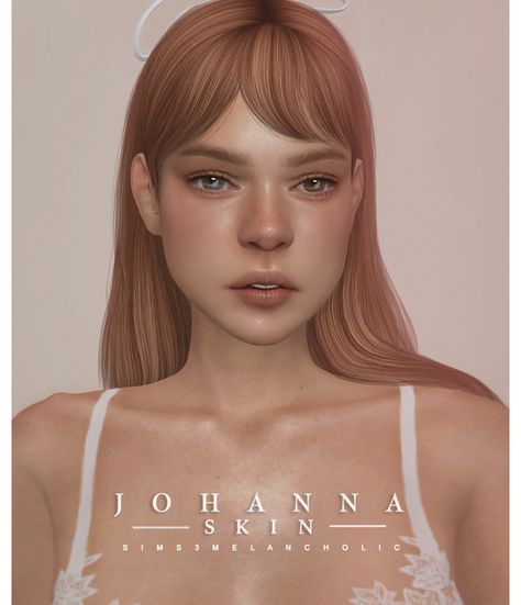 𝗷𝗼𝗵𝗮𝗻𝗻𝗮 𝘀𝗸�𝗶𝗻 𝗯𝘆 𝘀𝗶𝗺𝘀𝟯𝗻𝗲𝗹𝗮𝗻𝗰𝗵𝗼𝗹𝗶𝗰 | sims3melancholic on Patreon The Sims 4 Skin Overlays, Skin Overlay, Mods Sims 4, Sims 4 Challenges, The Sims 4 Skin, Pelo Sims, Sims 4 Cc Makeup, Sims 4 Body Mods, Sims 4 Cc Skin