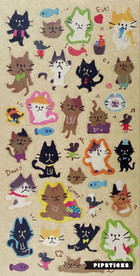 헬로키티 배경화면, Ideal Aesthetic, Ninja Cats, Cat Cute, Arte Inspo, Dessin Adorable, Phone Themes, Funky Art, Ipad Wallpaper