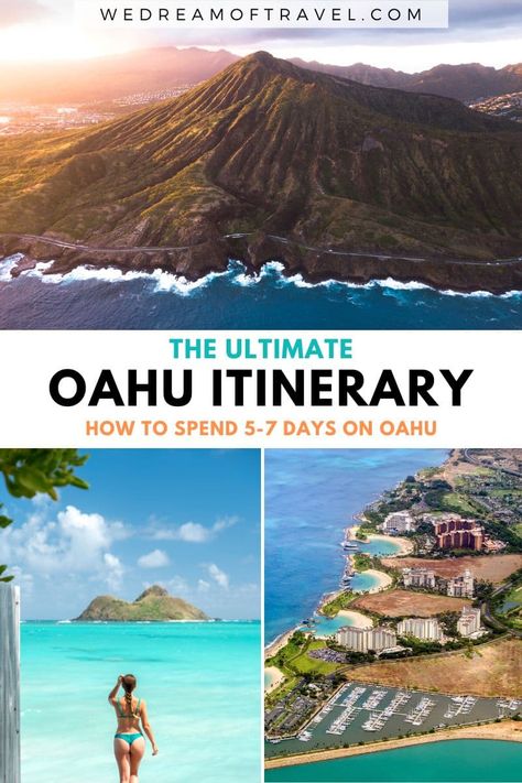 Oahu Itinerary, Hawaii 2023, Hawaii Vacation Oahu, Things To Do On Oahu, Hawaii Trip Planning, Hawaii Vacation Tips, Hawaii Hikes, Hawaii Itinerary, Oahu Beaches