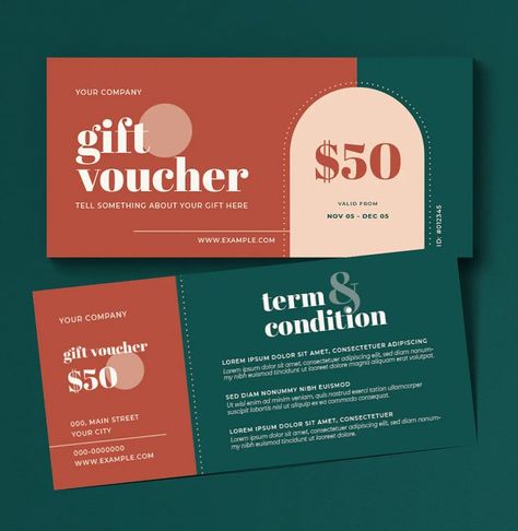 Elegant Gift Voucher Template PSD, AI Voucher Sample, Spa Vouchers, Gift Voucher Template, Gift Voucher Design, Ux App Design, Voucher Template, Voucher Design, Real Estate Marketing Design, Gift Card Design