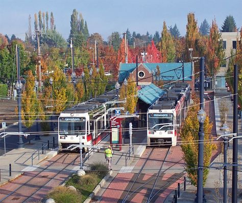 Hatfield Government Center (MAX station), Hillsboro, OR Portland Neighborhoods, Hillsboro Oregon, Public Transit, Downtown Portland, Bridgetown, End Of The Line, Oregon Trail, Eugene Oregon, Oregon Travel