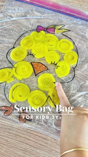 Baby Sensory Bags, Farm Animals Preschool, Sensory Activities For Preschoolers, Animals Preschool, Infant Sensory Activities, Sensory Bag, Sensory Bags, Easter Week, Toddler Ideas