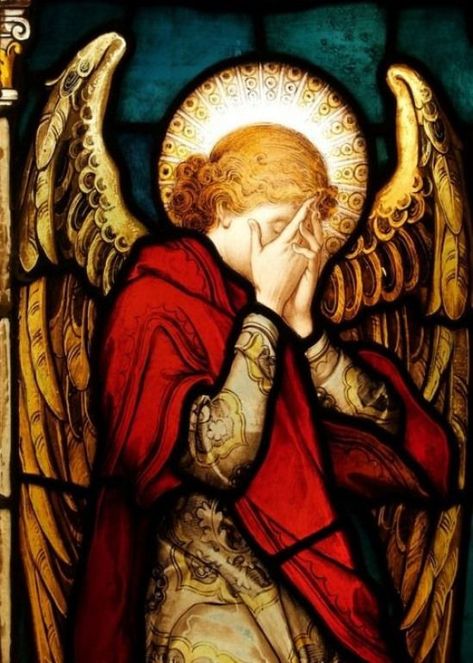 Why People Aren't Angels Matthew 13, Stained Glass Windows Church, Stained Glass Church, Stained Glass Angel, Blog Art, Angels Among Us, Art Stained, Guardian Angels, Catholic Art