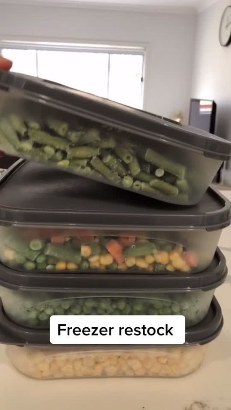 Rania(@keep_it_organised) on TikTok: Freezer organisation + restock 🙈 my containers are from Kmart Aus #fyp #freezerorganization #restock #organised Fridge Organization Kmart, Kmart Hacks New Zealand, Freezer Restock, Fridge Organisation, Kmart Hacks, Freezer Organization, Cleaning House, Fridge Organization, Food Heaven