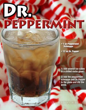 Peppermint Cocktail, Pocket Cocktails, Peppermint Schnapps, Bartender Drinks Recipes, Bartender Drinks, Alcholic Drinks, Cocktail Drinks Alcoholic, Party Drinks Alcohol, Mixed Drinks Alcohol