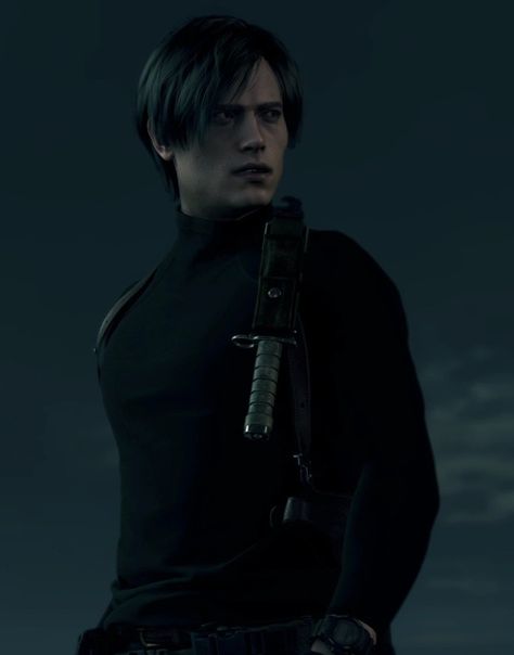 Leon Kennedy Mod Black Hair and Longsleeve (Separate Ways Version) Resident Evil 4 Remake, cr ethanwinterses. Resident Evil 4 Leon, Resident Evil Tattoo, Leon Resident Evil, Evil Pics, Evil Pictures, Resident Evil 4 Remake, Leon Scott, Resident Evil Collection, Resident Evil 4