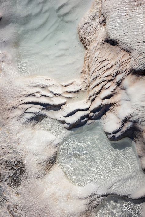 Travertine Pool, Pastel Decor, Color Textures, The Sand, Aerial View, Textures Patterns, Color Inspiration, Mother Nature, Mood Board