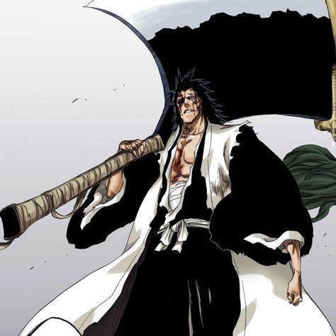 #Kenpachi #Zaraki #KenpachiZaraki #ZarakiKenpachi #TYBW #Bleach #BleachManga #Manga #Anime #BleachAnime #Icon #Pfp Kenpachi Manga, Kenpachi Zaraki, Ichigo Y Rukia, Arte Ninja, Bleach Anime Art, Black Comics, Bleach Fanart, Bleach Characters, My Spirit Animal