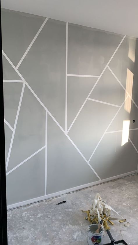 30 + Creative Geometric Wall Art Designs | Geometric Wall Art Paint | Home Decoration Ideas ---- so this video we will discuss about some of the best and great geometric wall paint designs and ideas you decorate your home stylish so if you like this video so share and subscribe ---- Bedroom Wall Designs Paint Ideas Simple, Ideas Para Pintar Paredes, Wall Shelves Decor, Bedroom Wall Mirror, Bedroom Paint Design, Room Paint Designs, Geometric Wall Paint, Bedroom Colour, Wall Texture Design