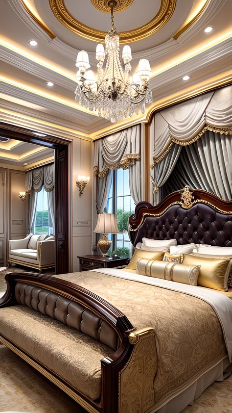 Royal Luxury Bedroom Design, Bedding Plush, Chic Boho Bedroom, Layered Bedding, Royal Bedroom Design, Plush Rugs, Beautiful Bedrooms Master, Bedroom Interior Design Luxury, Luxury Furniture Living Room