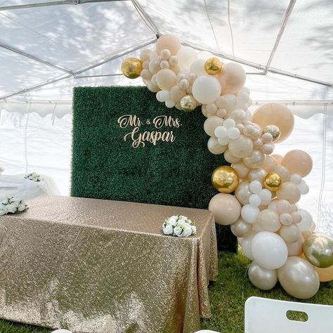 Party Decor/ Balloon Decor on Instagram: “Celebrating Love is so beautiful! Congratulations Mr. & Mrs. Gaspar! #weddingday #wedding #loveisbeautiful #you weddingdaydecor…” Balloon Decor, Balloon Decorations, Wedding Board, So Beautiful, Party Decor, Balloons, Party Decorations, Wedding Day, Table Decorations