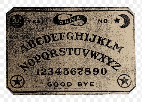 Vintage Png, Ouija Board, Vintage Lettering, Public Domain Images, Vintage Illustration, Free Image, Free Png, Public Domain, Lettering Alphabet