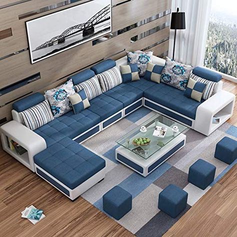 L Shaped Sofa Designs, Latest Sofa Designs, Sofa Design Wood, Luxury Furniture Sofa, Luxury Sofa Design, Corner Sofa Design, Modern Sofa Set, Modern Sofa Living Room, Living Room Sofa Set