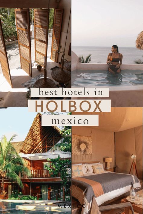 Uncover where to stay on Holbox with this complete guide to the top luxury hotels on holbox. This are our curated recommendations. Holbox | holbox mexico | holbox isla | holbox aesthetic | isla holbox | holbox best hotels | holbox island | holbox island travel guide | holbox island hotels | hoteles en isla holbox Best Hotels Mexico City, Hualtuco Mexico, Hobbit Hotel Mexico, Holbox Island Mexico, Oaxaca Mexico Hotels, Holbox Island, Isla Holbox Mexico Hotels, Boutique Retreats, Mexico Hotels