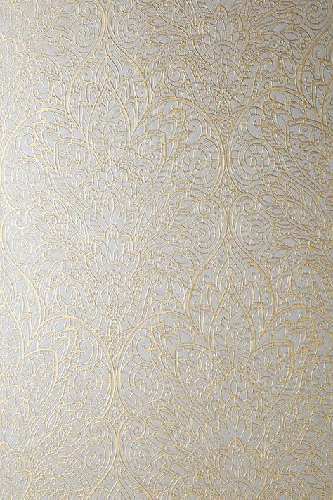 Gold Luxury Wallpaper, Grey And Gold Wallpaper, Living Room Wallpaper Ideas, Living Room Wall Wallpaper, Room Wallpaper Ideas, Foyer Wallpaper, Wallpaper Bedroom Feature Wall, Carpenter Bee Trap, Wallpaper Anthropologie