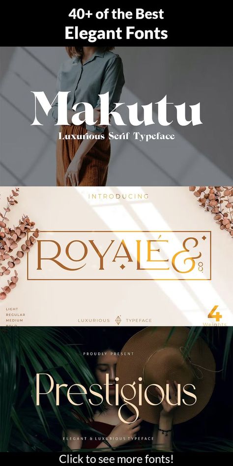 Elegant Fonts Free, Luxury Graphic Design, Numbers Tattoo, 10 Tattoo, Classy Fonts, Business Fonts, Best Website Design, Luxury Font, Popular Fonts