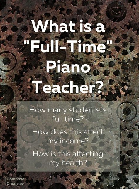 How do you know if you are a "full-time" piano teacher? Here's how to know and why it makes a BIG in your tuition, stress level, workflow, and more. #piano #teacher #teaching #studio #business #biz #policy #fulltime #parttime Piano Fingers, Piano Teacher Resources, Teaching Music Theory, Piano Quotes, Piano Teaching Games, Learn Piano Chords, Piano Pedagogy, Teacher Work, Teaching Piano