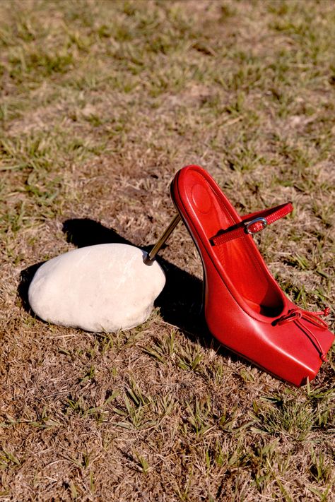 Jacquemus Ballet Mules Red Mytheresa Red Mules, French Girl, Beautiful Shoes, Mood Board, Ballet, Photo And Video, Instagram Photo, Red, Women Shopping