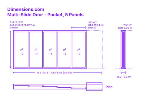 Closet Dimensions, Glass House Design, Stacking Doors, Sliding Shutters, Retractable Door, Wooden Sliding Doors, Aluminium Sliding Doors, Door Plan, Sliding Wall