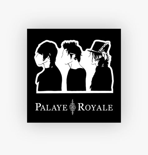 Palaye Royale Logo, Palaye Royale Aesthetic, Royale Aesthetic, Logo Silhouette, Palaye Royale, Clash Royale, Brand Development, Ink Ideas, Car Sticker