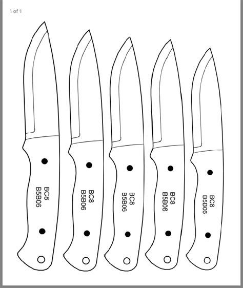 Images Knife Templates Printable, Knife Templates, Knife Template, Knife Shapes, Knife Patterns, Picture Templates, Shape Templates, Bookmark Template, Knife Scales