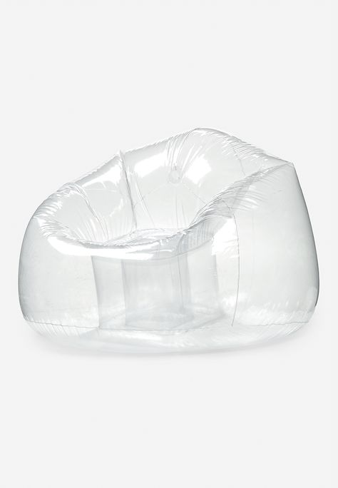 Clear Inflatable Chair Transparent Chair, Leggings Flare, Industrial Design Portfolio, White Restaurant, Inflatable Furniture, Neon Bedroom, Inflatable Chair, Leggings Activewear, Room Stuff