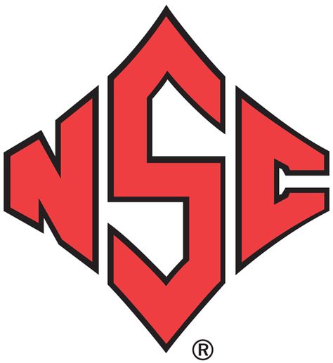 North Carolina State Wolfpack Alternate Logo (1986-1998) - Red NSC North Carolina Colleges, Nc State University, Sport Logo Design, North Carolina State University, Nc State Wolfpack, Diamond Logo, Sports Team Logos, Virtual Museum, College Logo