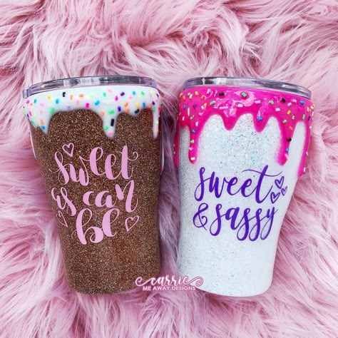 Epoxy Tumbler Ideas, Drip Tumbler, Elks Lodge, Donut Ice Cream, Tumbler Cups Personalized, Epoxy Tumbler, Custom Starbucks Cup, Glitter Tumbler Cups, Glitter Tumblers