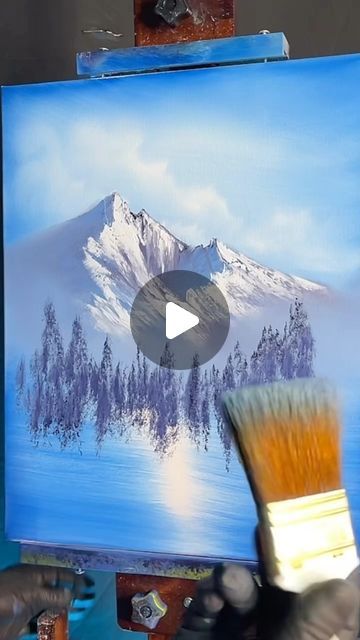 Background Forest, Bob Ross Paintings, Painting Art Lesson, Bob Ross, Art Lesson, Art Painting Acrylic, Art Teacher, Painting Acrylic, Painting Art