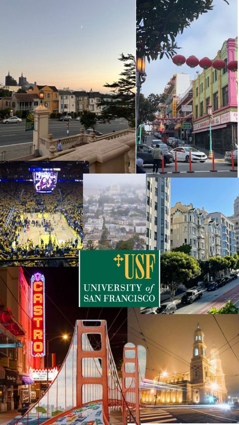 San Francisco University, University Of San Francisco Aesthetic, San Francisco Aesthetic, 2025 Prayer, University Of San Francisco, Vision Board Pics, Future Vision, University Of Oregon, San Fran