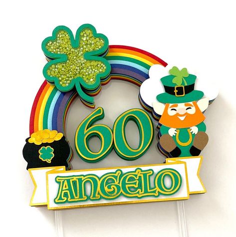 A special St. Patrick’s Day birthday cake topper for a special friend. Comes with a four leafed clover shaker element for luck! 🍀🧡🍀🧡🍀 Lucky Leprechaun, Lots Of Layers, Diamond Dotz, Themed Birthday Party, Birthday Party Cake, Green Diamond, Party Cake, Special Friend, Birthday Cake Toppers