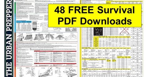 Survival Books Emergency Preparedness, Survival Guide Printable, Free Survival Printables, Survival Information, Free Survival Pdf, Printable Survival Guide, Survival Printables, Prepper Binder, Survival Binder