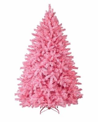 Trending - Christmas Tree Alternatives Pink And White Christmas, Pink Led Lights, Pink Christmas Trees, Christmas In Pink, Dreaming Of A Pink Christmas, The Moody Blues, A Pink Christmas, Pink Tree, Alternative Christmas Tree