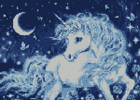 Alpha pattern #118167 | BraceletBook Unicorn Alpha Pattern, Unicorn Pixel Art, Alpha Pixel, Alpha Patterns Pixel Art, Unicorn Cross Stitch, Grid Crochet, Perler Pattern, C2c Patterns, Grid Patterns