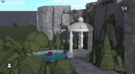 Forest Bloxburg, Bloxburg Castle Layout, Bloxburg Castle, Bloxburg Designs, Cottage Town, Bloxburg Inspiration, Bloxburg Cottage, House Layout Design, Fancy Fence