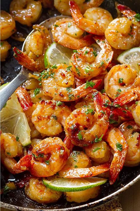 Garlic Lime Shrimp, Honey Lime Shrimp, Lime Shrimp Recipes, Baked Shrimp Recipes, Garlic Honey, Lime Recipes, Shrimp Recipes Healthy, Lime Shrimp, Diner Recept