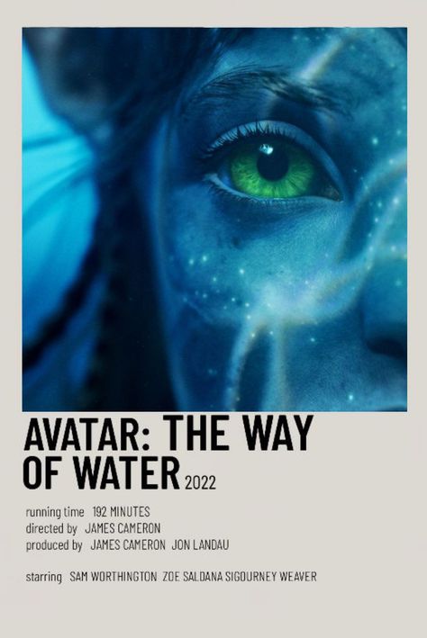 Avatar 2 Movie, Movie Character Posters, Avatar Poster, Film Polaroid, Avatar The Way Of Water, Iconic Movie Posters, Movie Card, Film Posters Minimalist, Film Posters Vintage