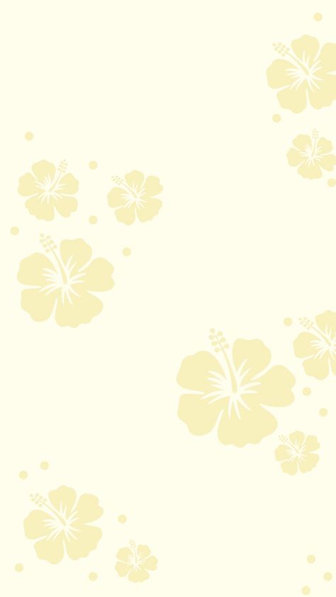 Simple Pink Flower Wallpaper, Yellow Hibiscus Wallpaper, Yellow Aesthetic Summer, Summer Themed Wallpaper, Matching Backgrounds, Iphone Wallpaper Preppy, Summer Wallpapers, Blue Flower Wallpaper, Aesthetic Yellow