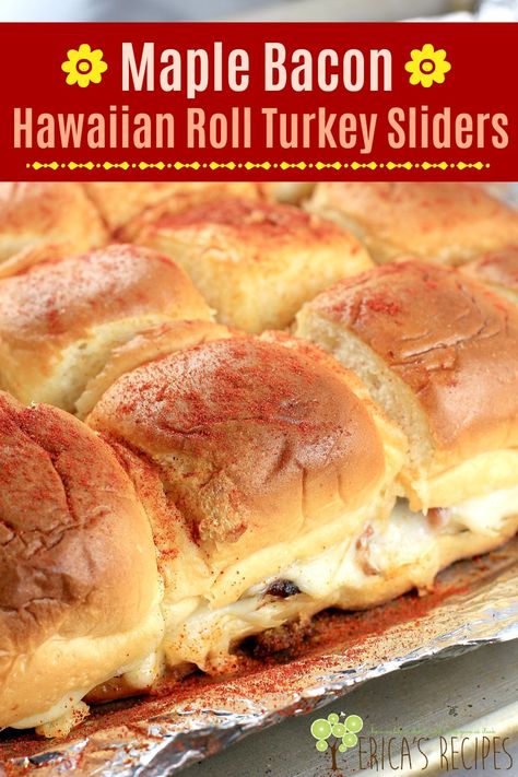 Turkey Sliders On Hawaiian Rolls, Sliders Turkey, Recipes Sliders, Hawaiian Roll Turkey Sliders, Bacon Sliders, Sliders On Hawaiian Rolls, Sliders Recipes Hawaiian Rolls, Roll Sliders, Ham And Cheese Pinwheels