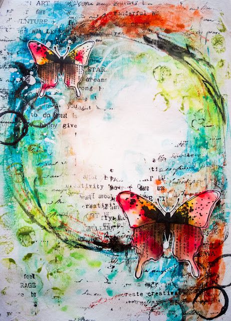 Susanne Rose Designs: Grungy Art Journal Page - Video Tutorial Kunstjournal Inspiration, Art Journal Backgrounds, Journal D'art, Art Journal Tutorial, Journal Stuff, Art Journal Cover, Mixed Media Art Canvas, Creation Art, Mixed Media Journal