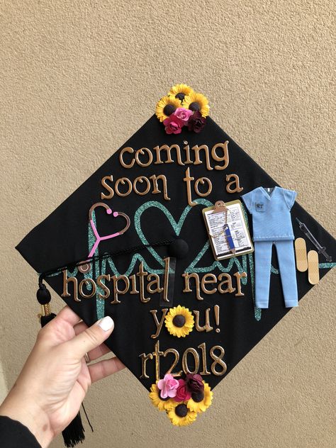 Respiratory Therapist Graduation Cap, Respiratory Therapy Graduation Cap, Therapy Graduation Cap, Respiratory Therapist Graduation, Graduation Cap Decoration Nursing, Nurse Grad Parties, Nursing School Graduation Party, Graduation Nurse, Nurse Graduation Cap