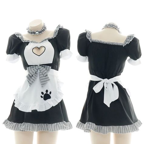 Maid Lingerie, Anime Lingerie, Style Kawaii, Maid Outfit, Kawaii Dress, Romantic Evening, Fairy Princesses, Maid Dress, Kawaii Fashion