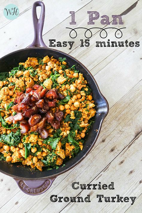 Ground Turkey Instant Pot, Ground Turkey Curry, Turkey Instant Pot, Appetizers Meat, Curry With Spinach, Cooking Garbanzo Beans, Turkey Curry, Meat Appetizers, Meat Snacks