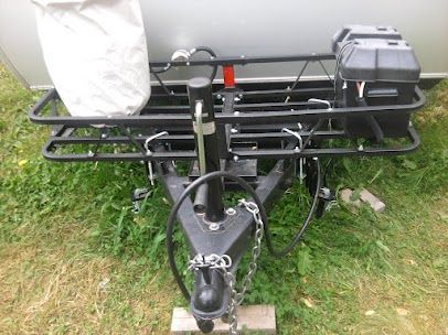 Storage rack on Tongue - R-pod Owners Forum Rpod Camper, Utility Trailer Camper, Pod Camper, Aliner Campers, Camper Mods, Pop Up Tent Trailer, Pod Storage, Pop Up Trailer, R Pod