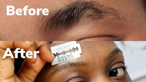 This is a 1..2..3 step on how to groom your eyebrows it is very simple and detailed you want to see this #beginners #eyebrowshaping #eyebrows #eyebrowsonfleek #eyebrowtutorial How To Shave Eyebrows For Beginners, Eyebrows At Home, Shave Eyebrows, Eyebrow Routine, Plucking Eyebrows, I Miss You Guys, Filling In Eyebrows, Happy New Month, Miss You Guys